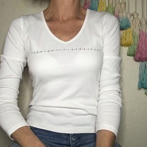 🐚VTG TOMMY HILFIGER long sleeve Tee